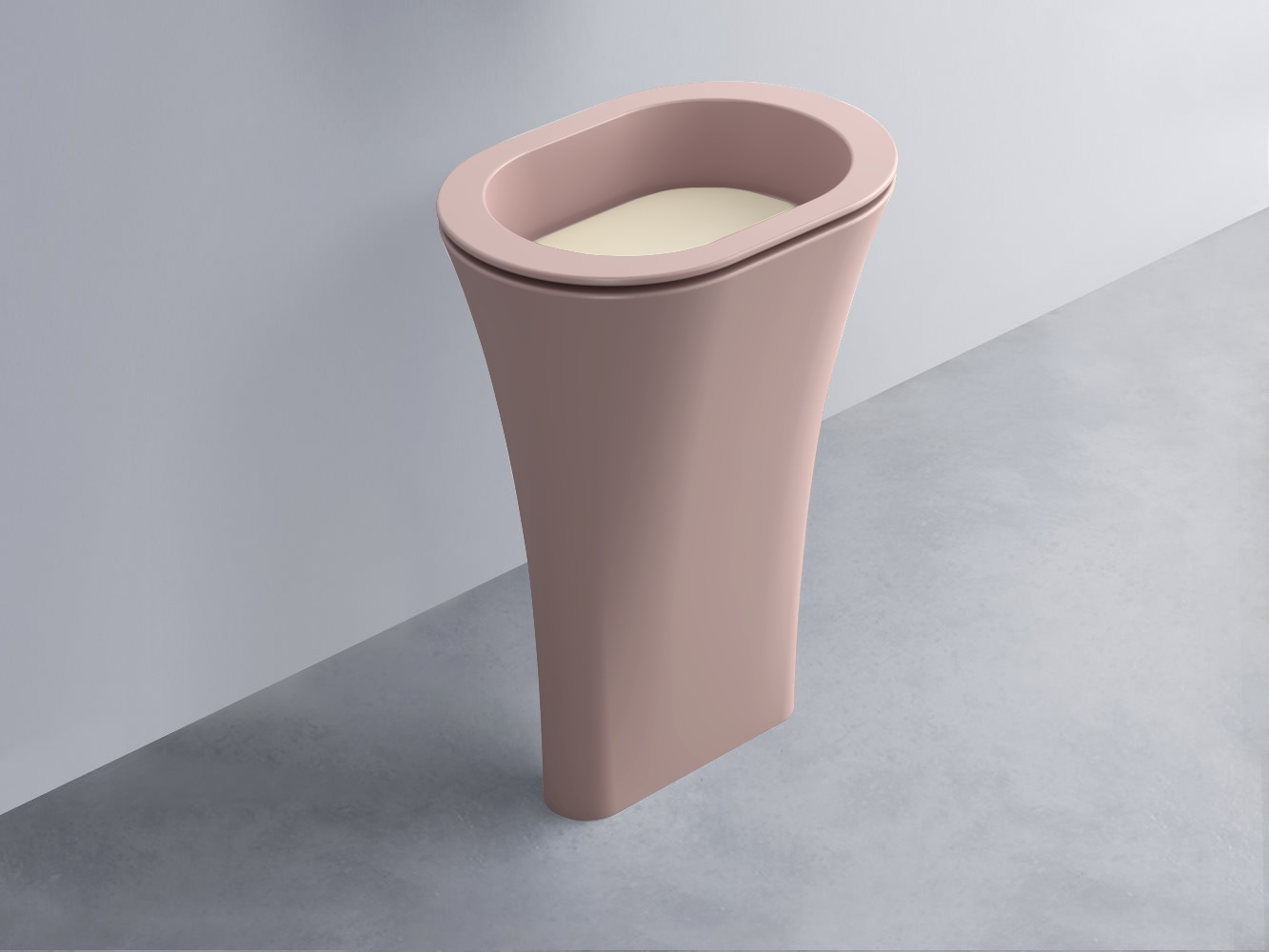 AMLA65-CP+AMPILO-LN+AMCOLO-CP Раковина Amedeo Ovale отдельностоящая cielo Enjoy + Amedeo Ceramica Cielo