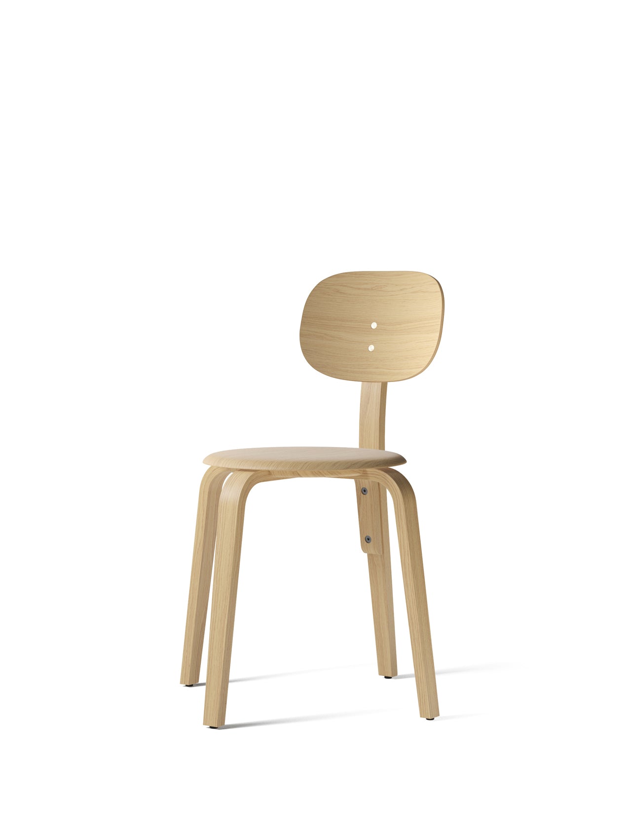 5709262050826 Afteroom Plus, Обеденный стул на деревянной основе, обитый LuceLight  - Вид №10