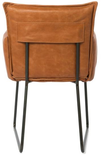 Jess Кожаное кресло с салазками и подлокотниками sun-id-1503993 - Вид №1