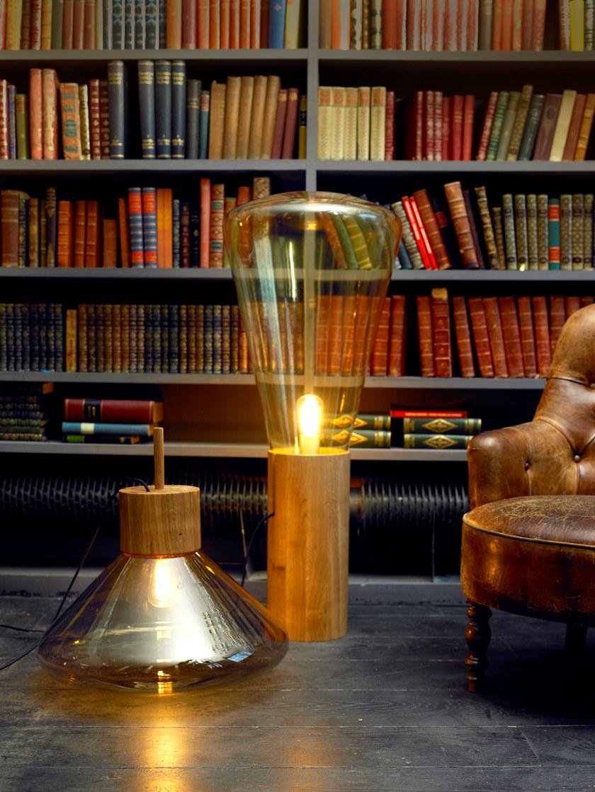 BROKIS Настольная светодиодная лампа из дерева и стекла Muffins sun-id-1463499 - Вид №13