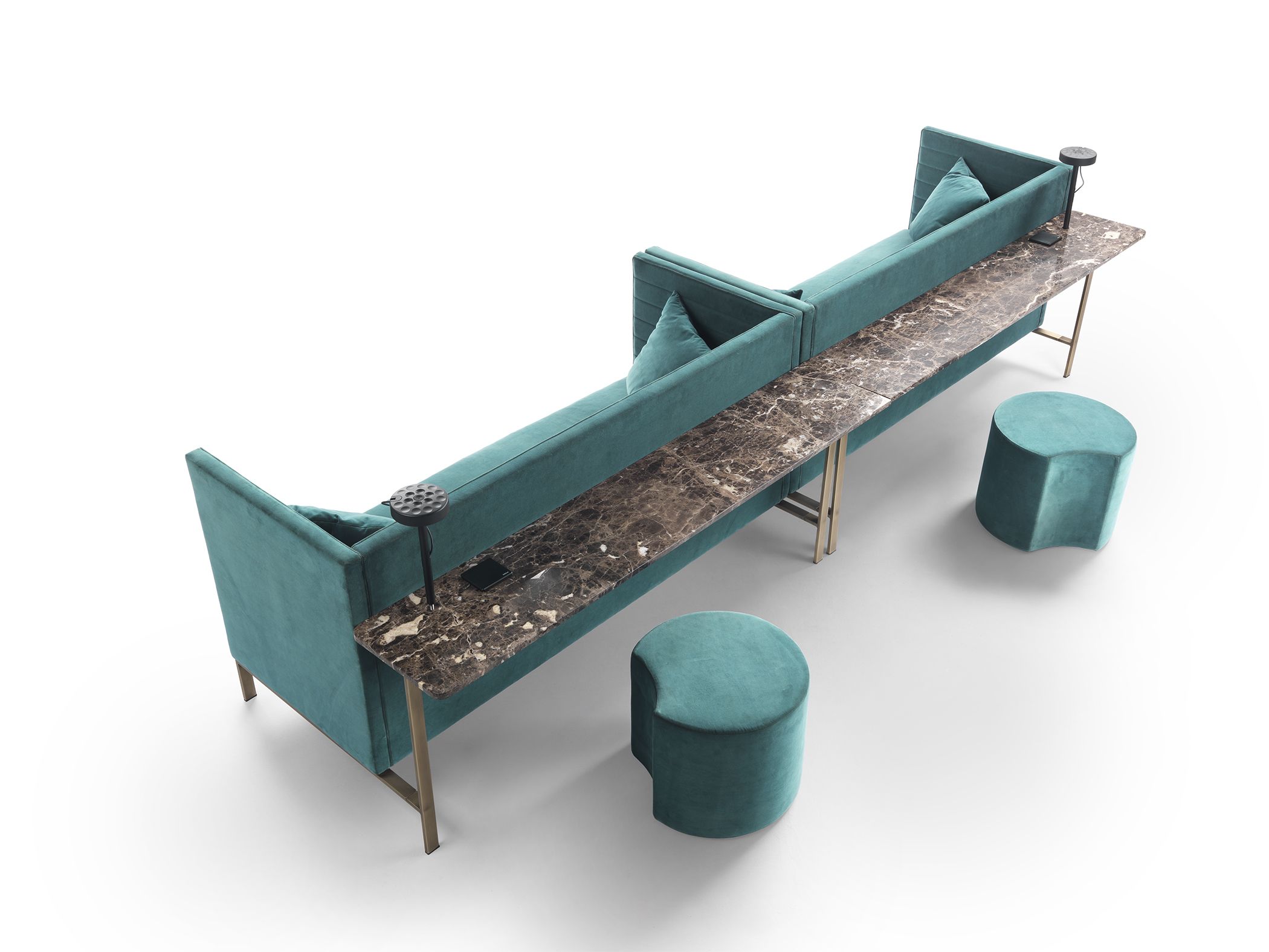 Модульная ткань круглый пуф Marelli APP ARCH-00051070 - Вид №5