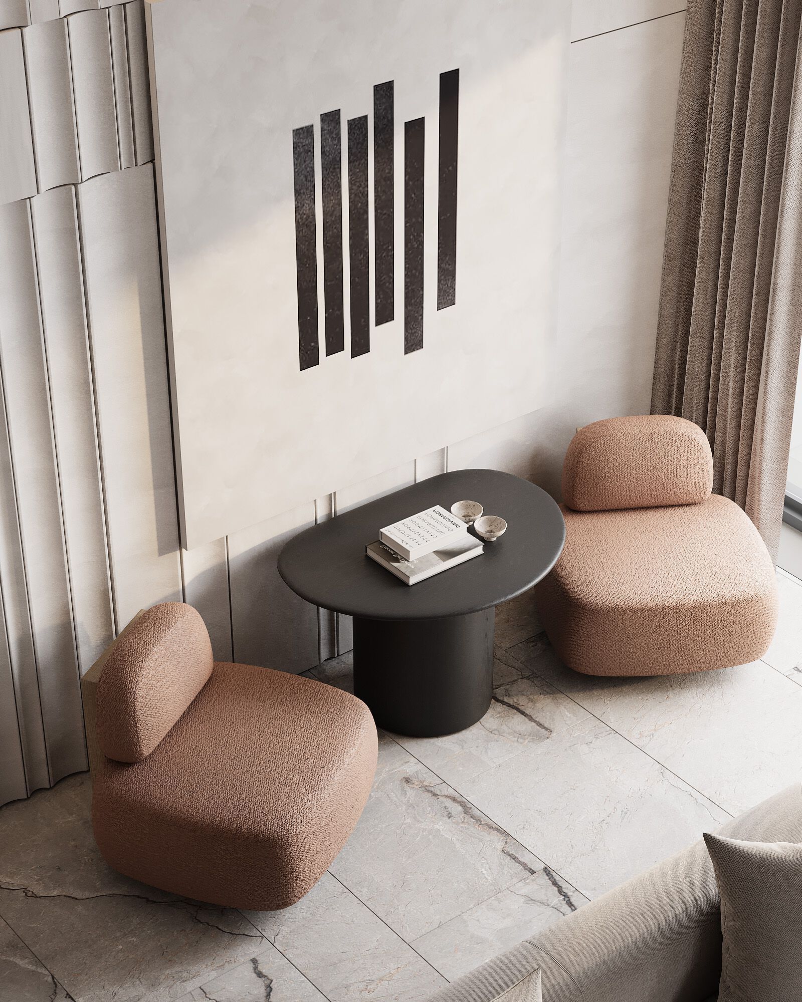 Тканевое кресло Secolo YOSHIDA ARCH-00096894 - Вид №4