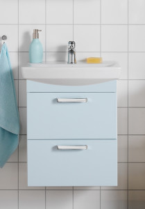 1751480 Life 600 M Шкаф И Коробка Умывальника Передняя Светлая Крови ... Hafa  Светло-Синий