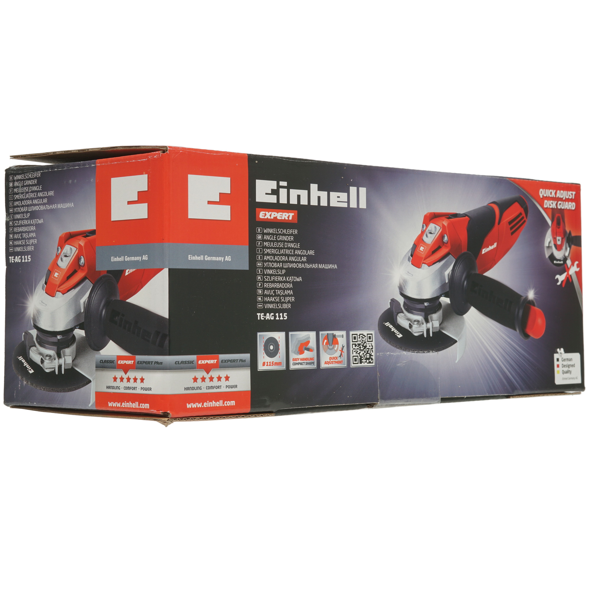 Углошлифовальная машина (УШМ) Einhell TE-AG 115 5308586 STDN-0012199 - Вид №7