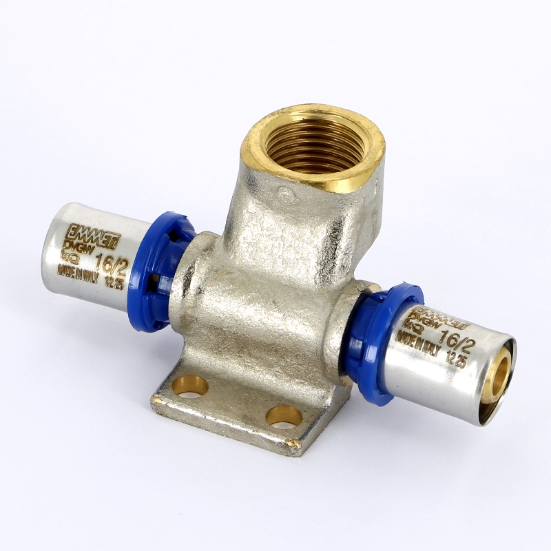 Водорозетка пресс-В проходная EMMETI 16х1/2"х16 28101620 - Вид №1