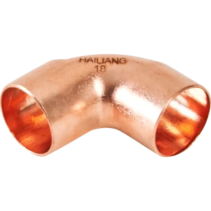 Угол двухраструбный Hailiang ø18/90° мм медь 88673383 STLM-2190299