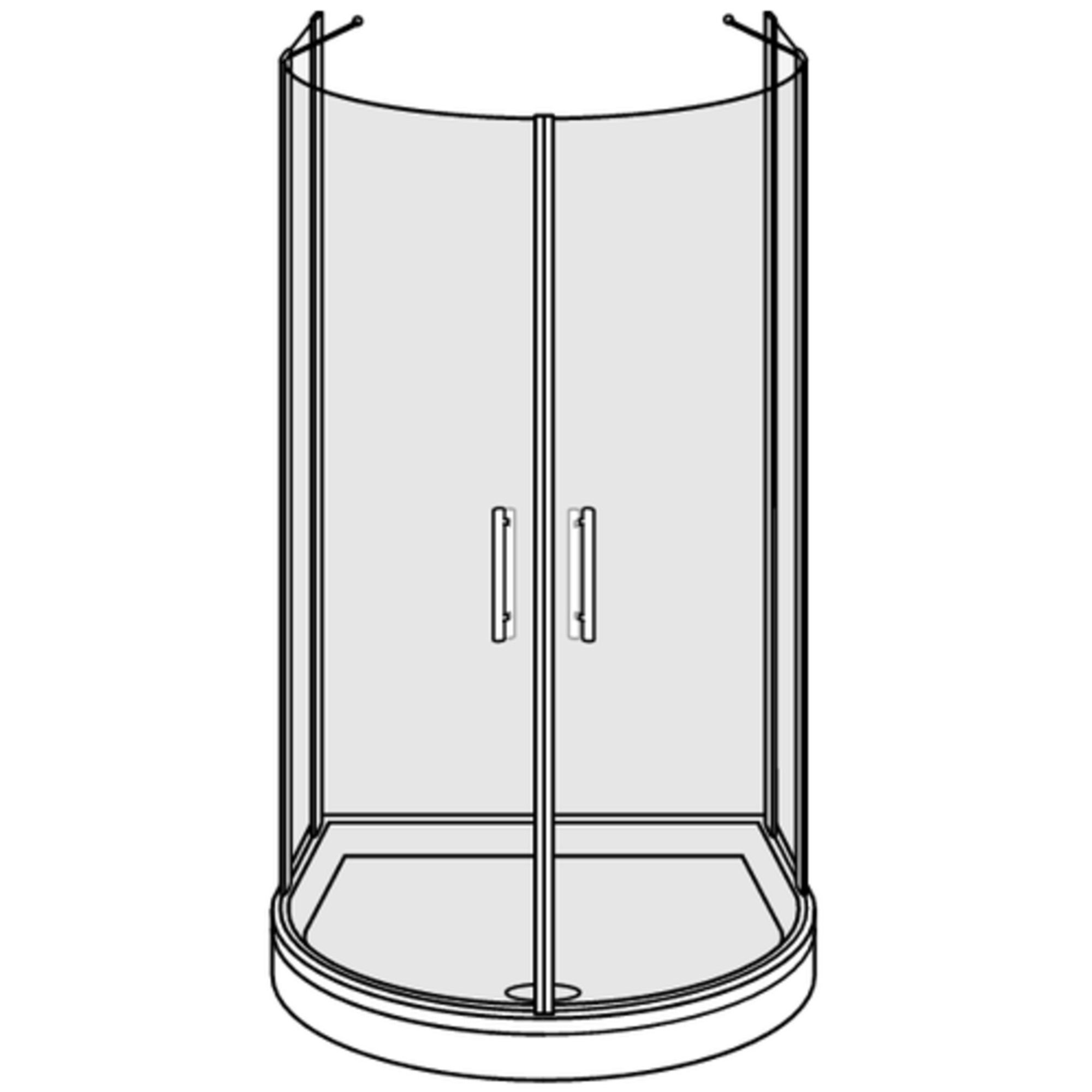 230.706120 Magic Circle Collection душевая кабина Duscholux 45676 - Вид №1