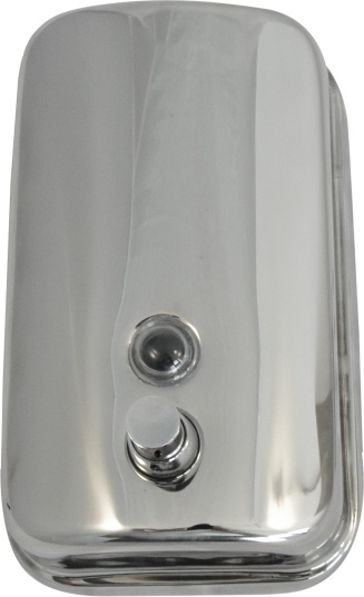2512.042 Дозатор для жидкого мыла из нерж стали антивандальный TM804 Solinne Puff  - Вид №5