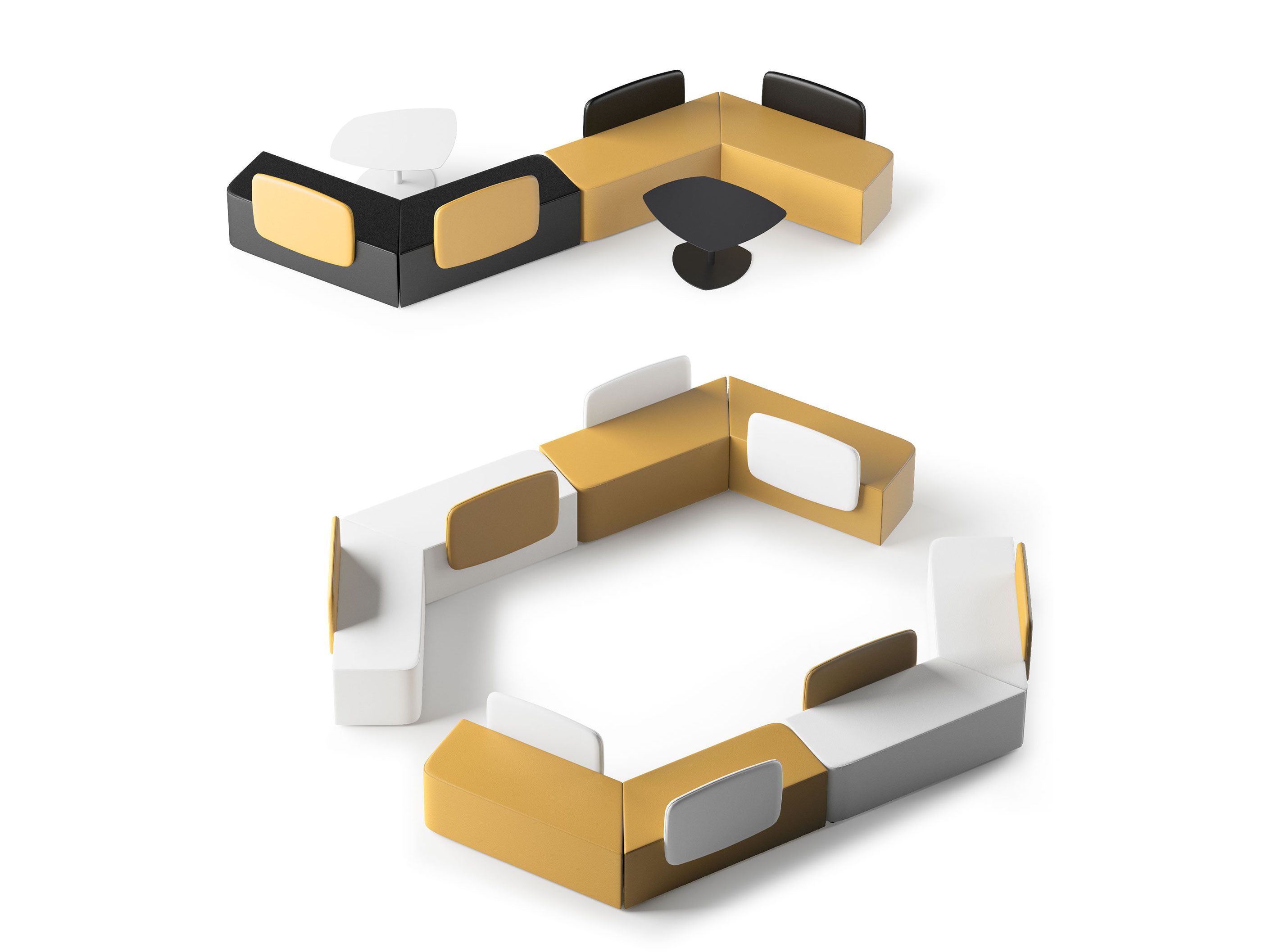 Модульный тканевый диван SITLOSOPHY® ARCH-00134525 - Вид №2