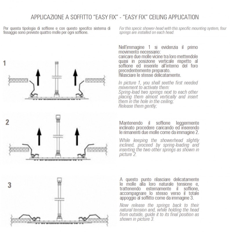A578EFCM44 Лейка для душа DANIEL RUBINETTERIE  - Вид №1