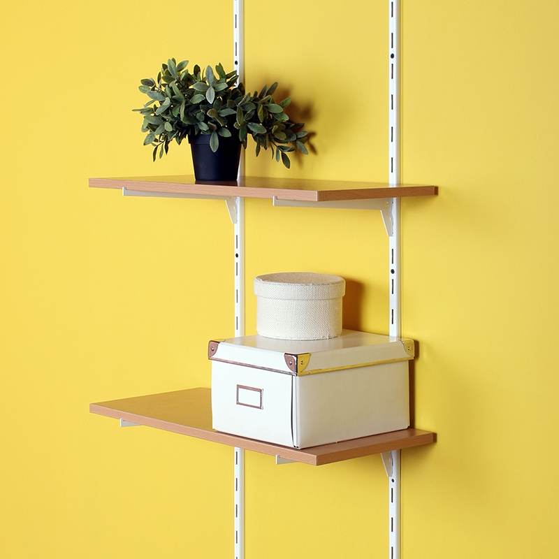 Кронштейн к стеновым стойкам , 315x6x70 мм, белый LJPS0348 Public Steel Россия  - Вид №1