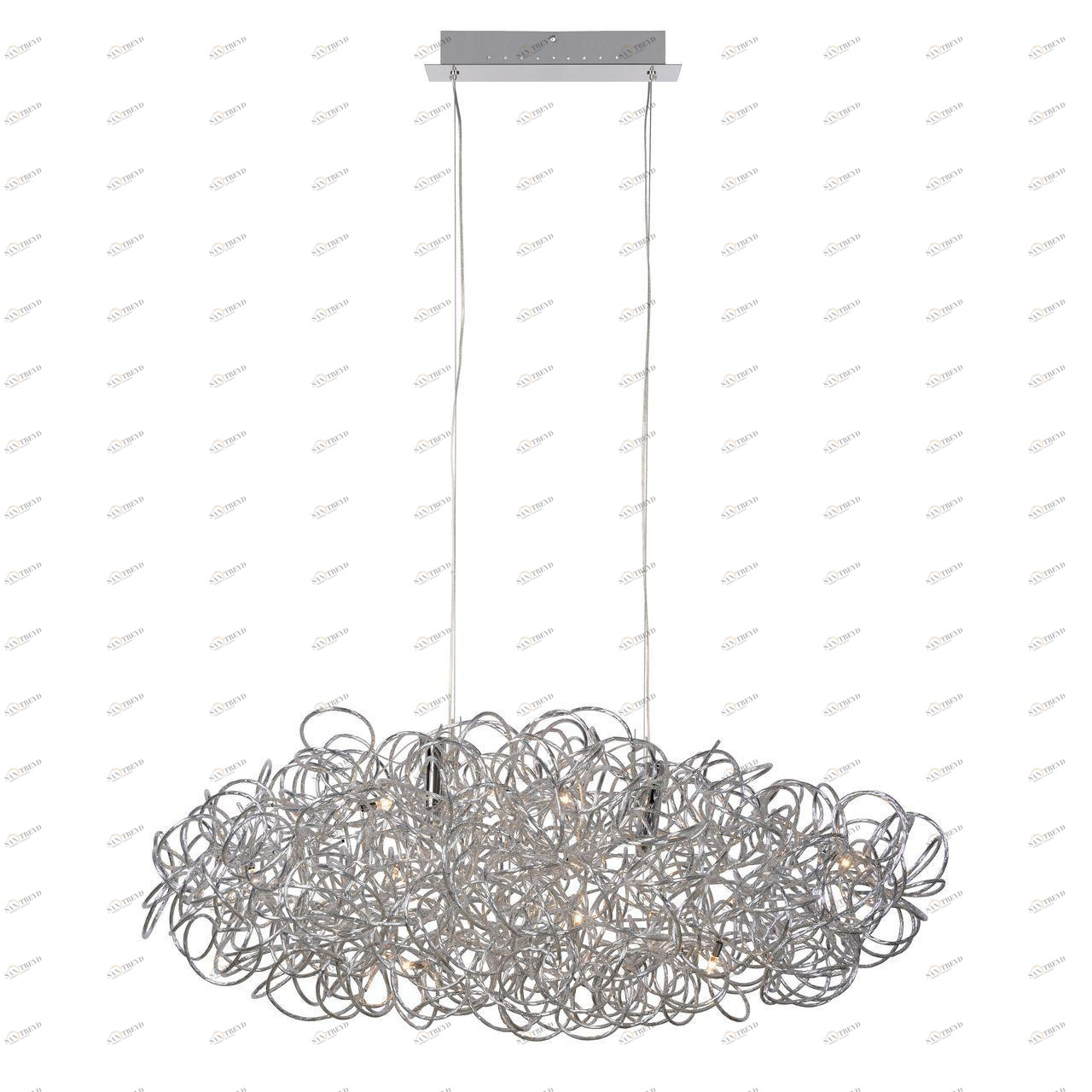 Подвесной светодиодный светильник Lucide Galileo-Led 31476/48/11 LUCIDE ДИЗАЙНЕРСКИЕ, GALILEO-LED CHROME 072967 Хром 