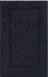 Фасады для кухни Кантри Фрезеровка «Честер» Дуб фактурный чернильный №525