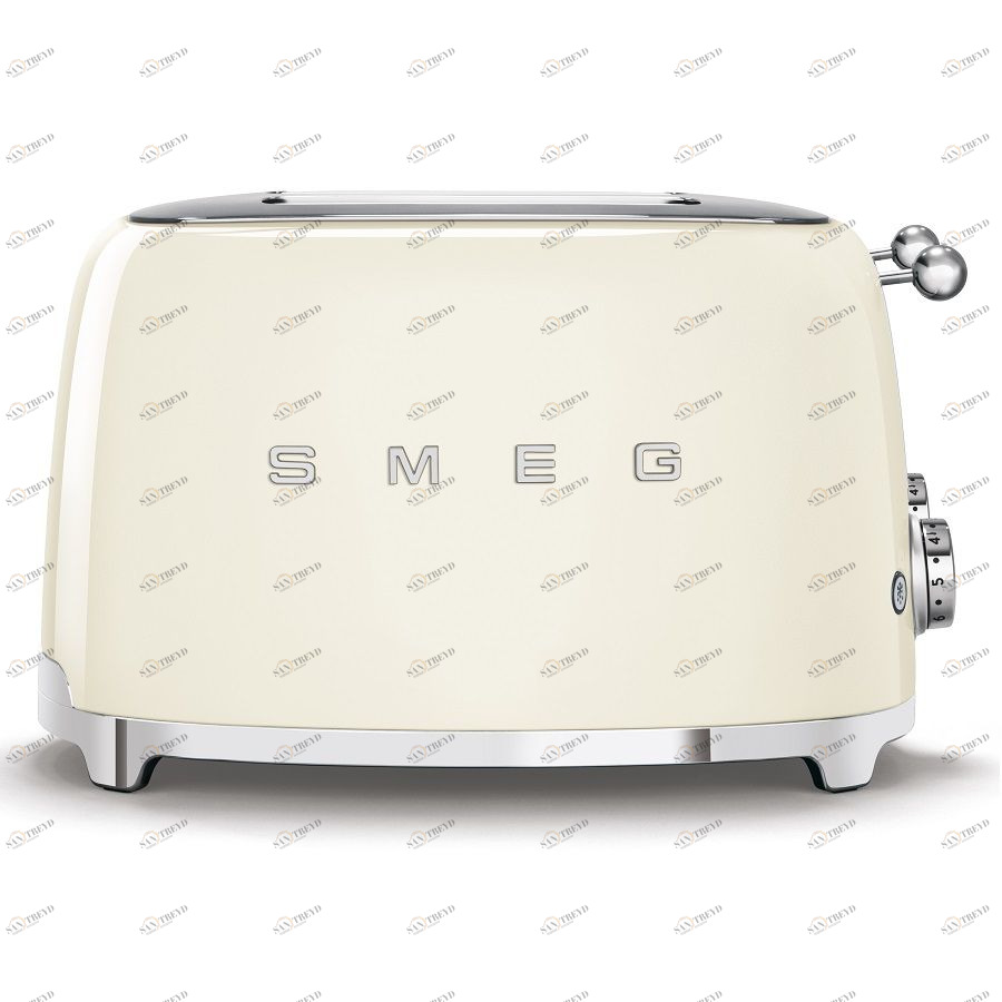 Тостер Smeg на 4 ломтика, кремовый TSF03CREU