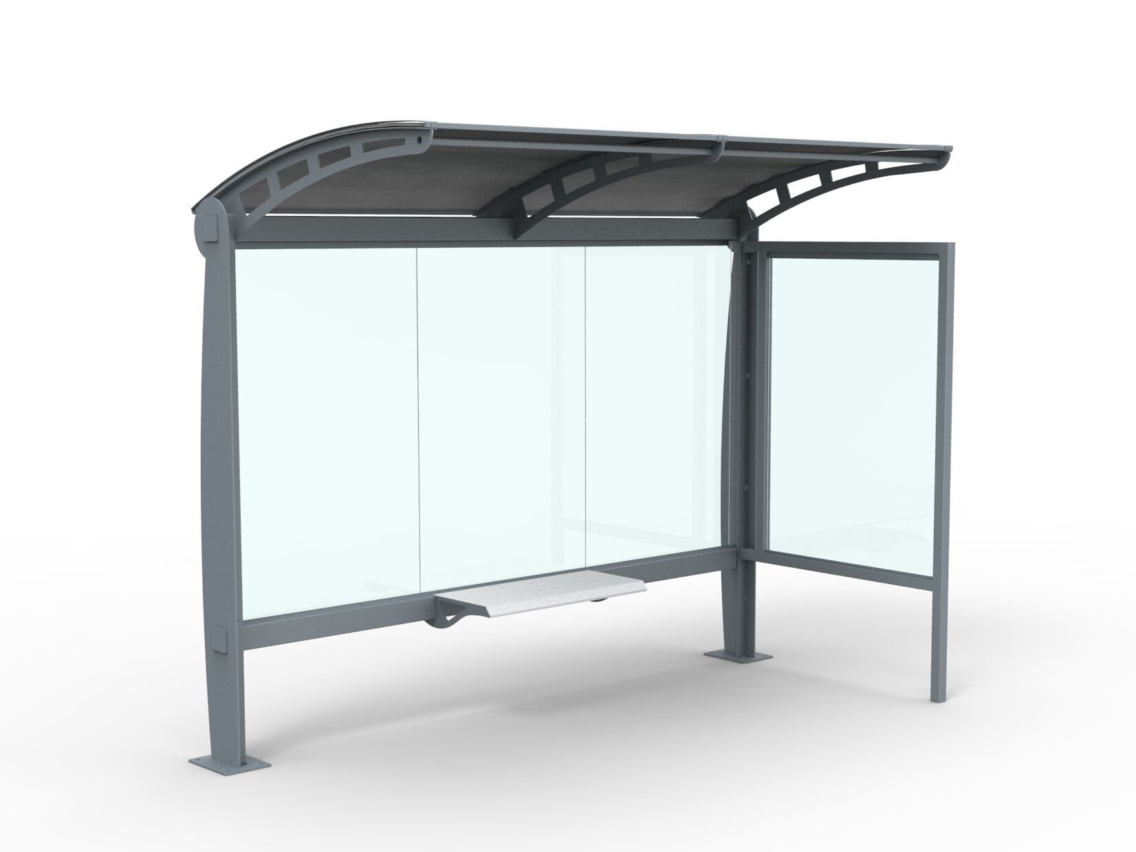 Стальной и стеклянный навес для автобусной остановки Studio Città LIGHT ARCH-00093184