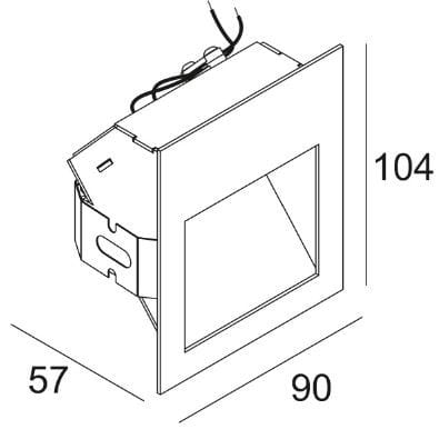 Открытый настенный светодиодный маркер Deltalight Heli ARCH-00075482 - Вид №9