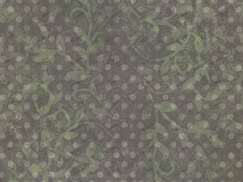 Wall&decò Обои в горошек с цветочными мотивами для ванной Wet system 14 sun-id-1455902