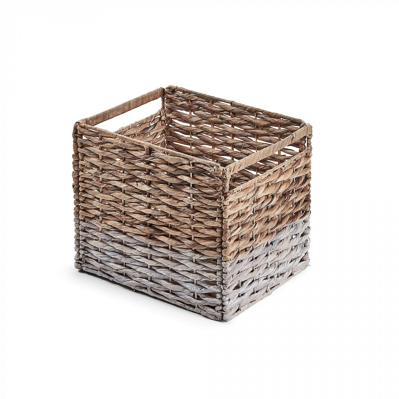 048628 Плетеная корзина Woody натуральный/белый La Forma Words - Вид №2