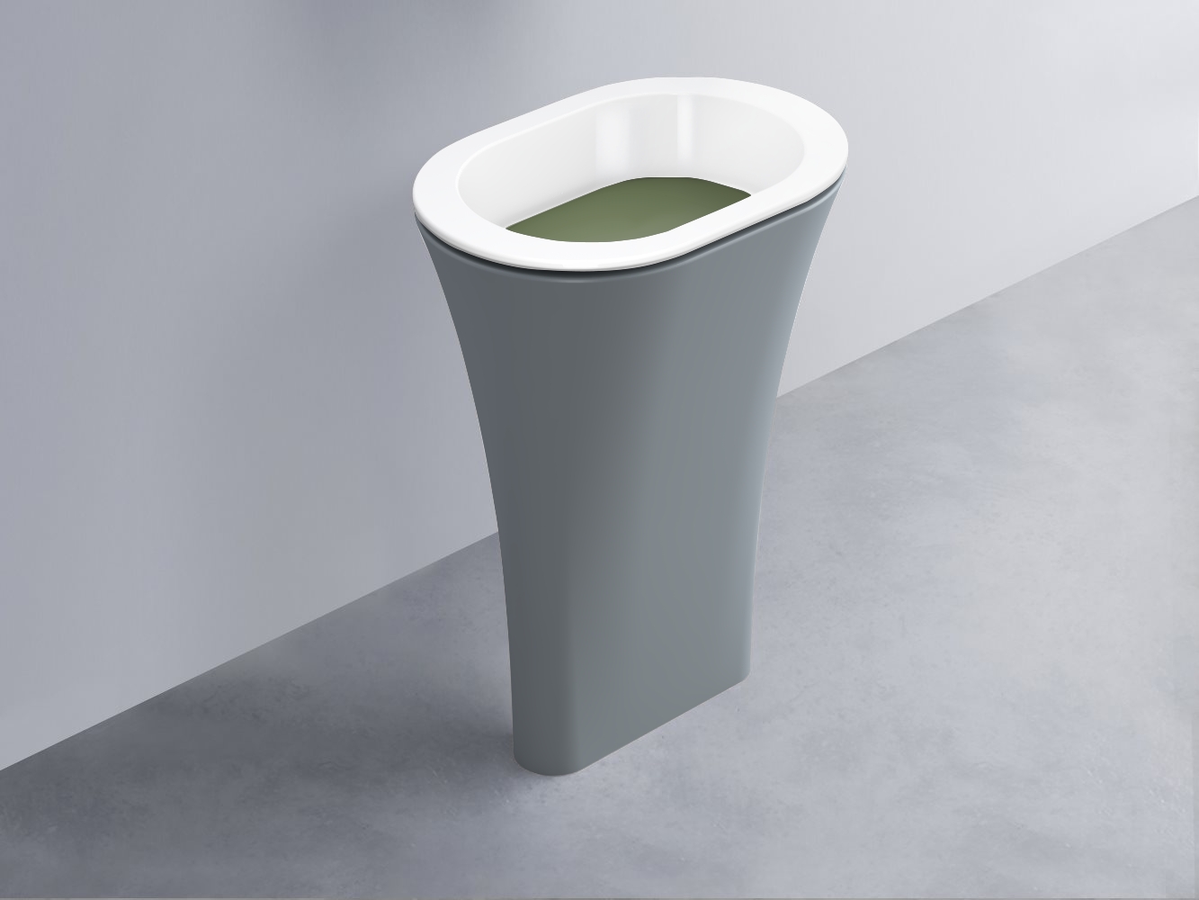 AMLA65-BL+AMPILO-AG+AMCOLO-BR Раковина Amedeo Ovale отдельностоящая cielo Enjoy + Amedeo Ceramica Cielo