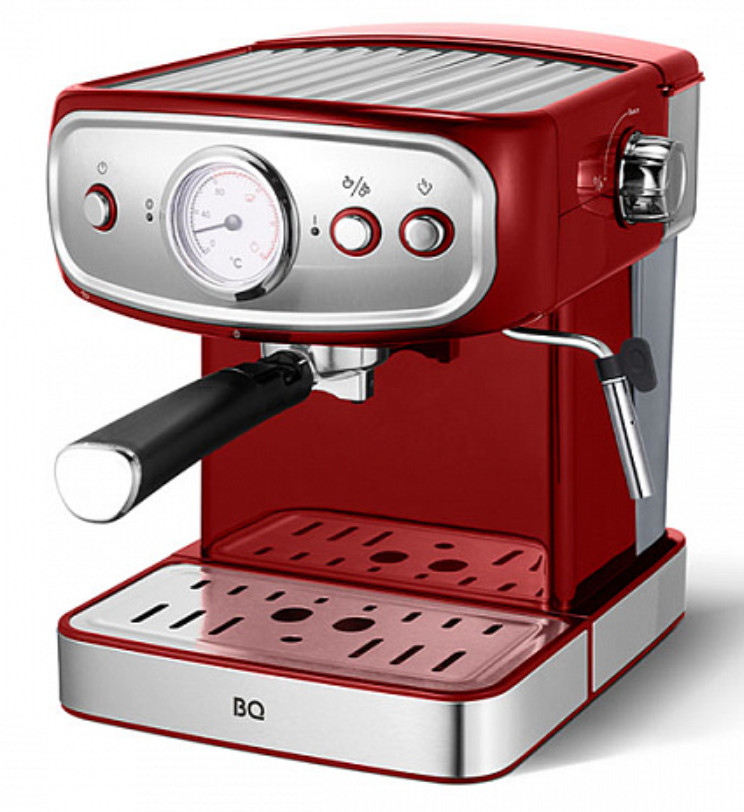 9116149 Кофеварка рожковая BQ CM1006 Red-Steel красный STDN-0007311