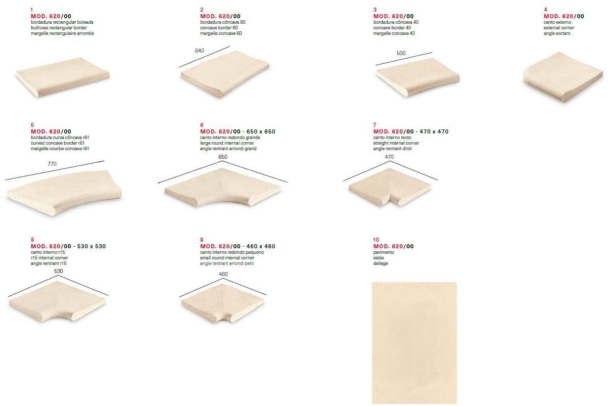 ACL Бетонный уличный пол с эффектом камня  620  - Вид №7