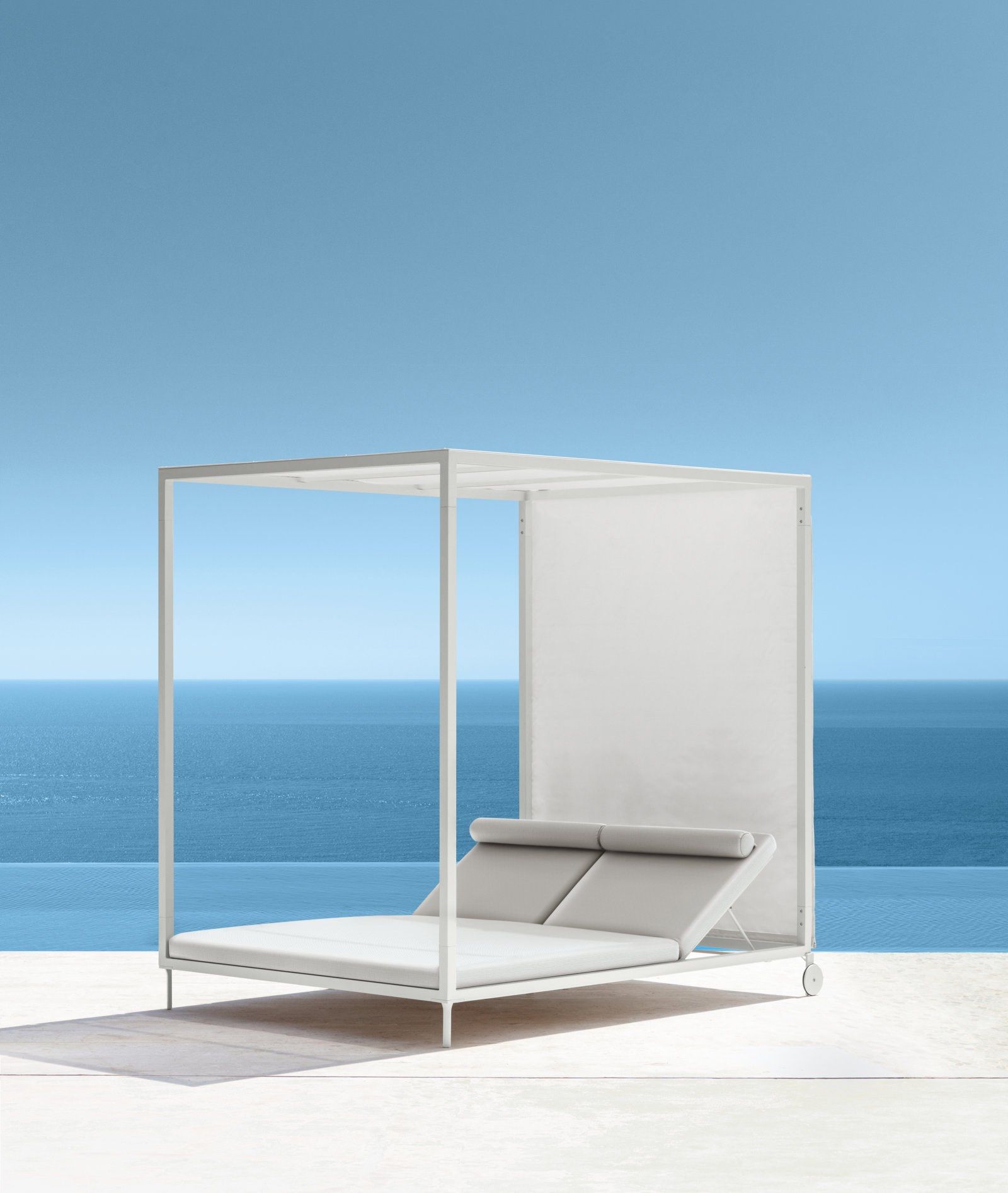 Алюминиевая и тканевая Садовая кровать с балдахином Talenti CleoSoft-alu ARCH-00094213 - Вид №1