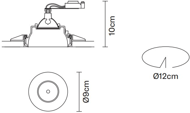 Fabbian Встраиваемый металлический точечный светильник Tools sun-id-1403253 - Вид №13