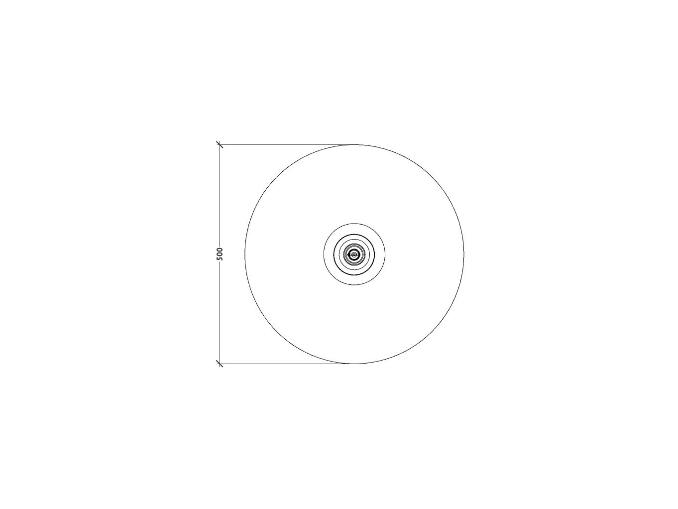 Настенный светильник ручной работы из термоформованного стекла RADAR INTERIOR ARCH-00016426 - Вид №4