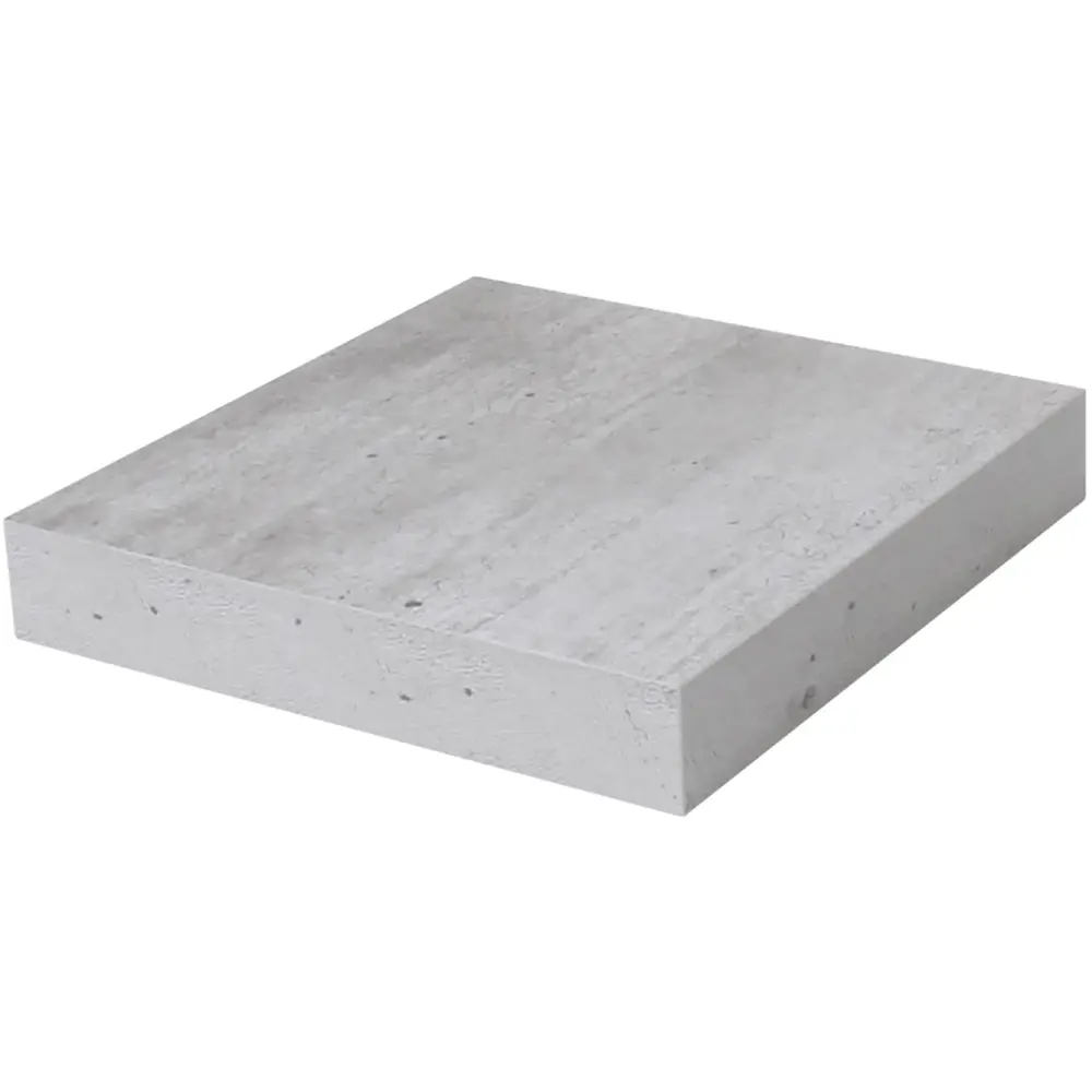 Полка мебельная прямая 23x23.5x3.8 см МДФ цвет светло-серый 81898796 STLM-2191934 SPACEO 