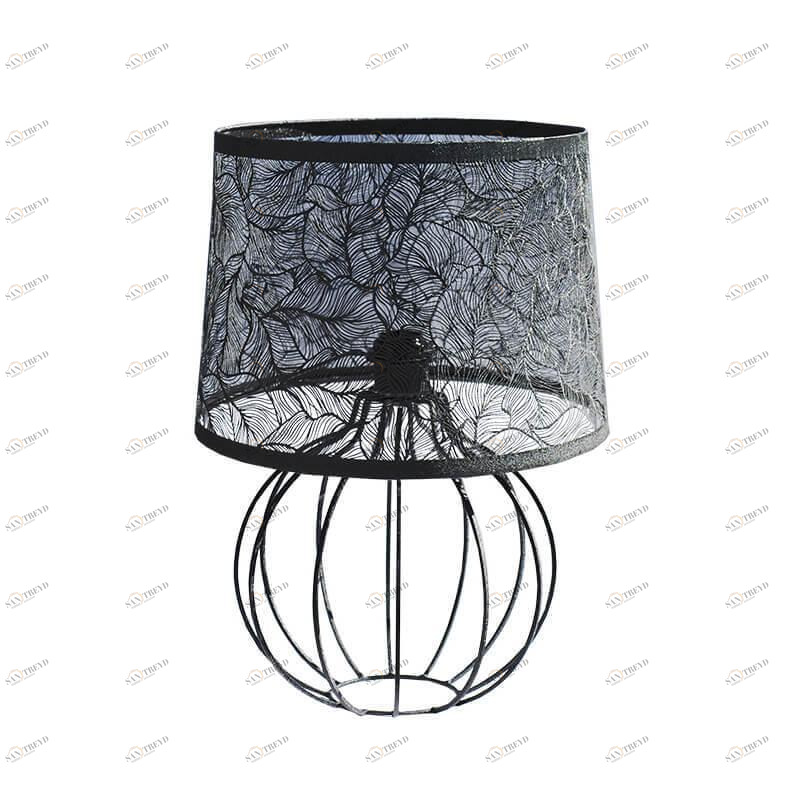 Лампа настольная черная Seven Fires "Карвед" 39101.04.80.01B SEVEN FIRES КАРВЕД 00-3907800 Черный 