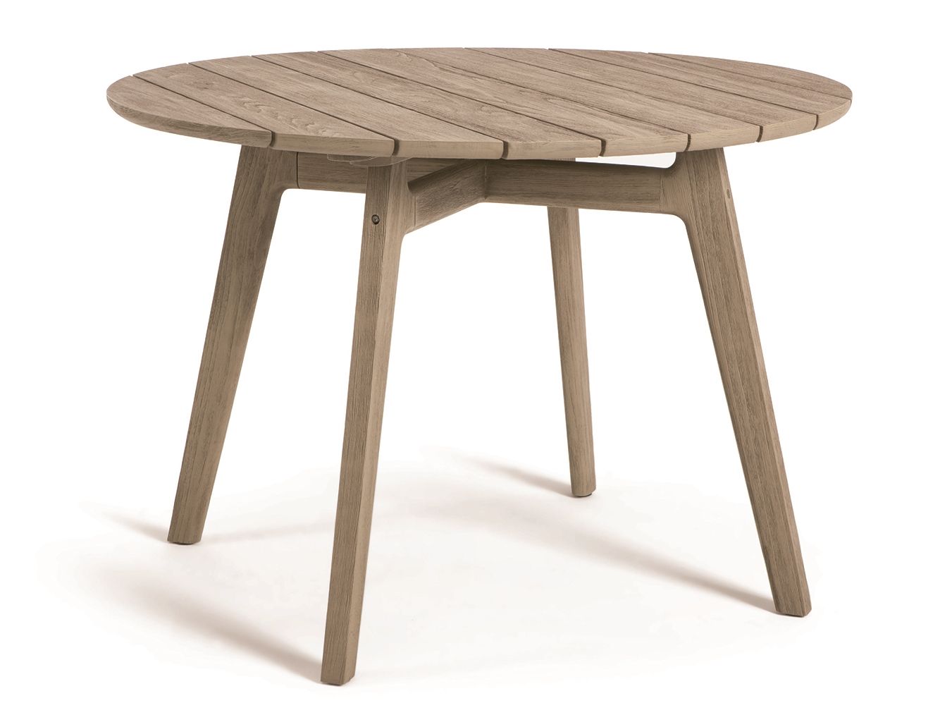 Круглый стол из тикового дерева Ethimo Knit ARCH-00062458