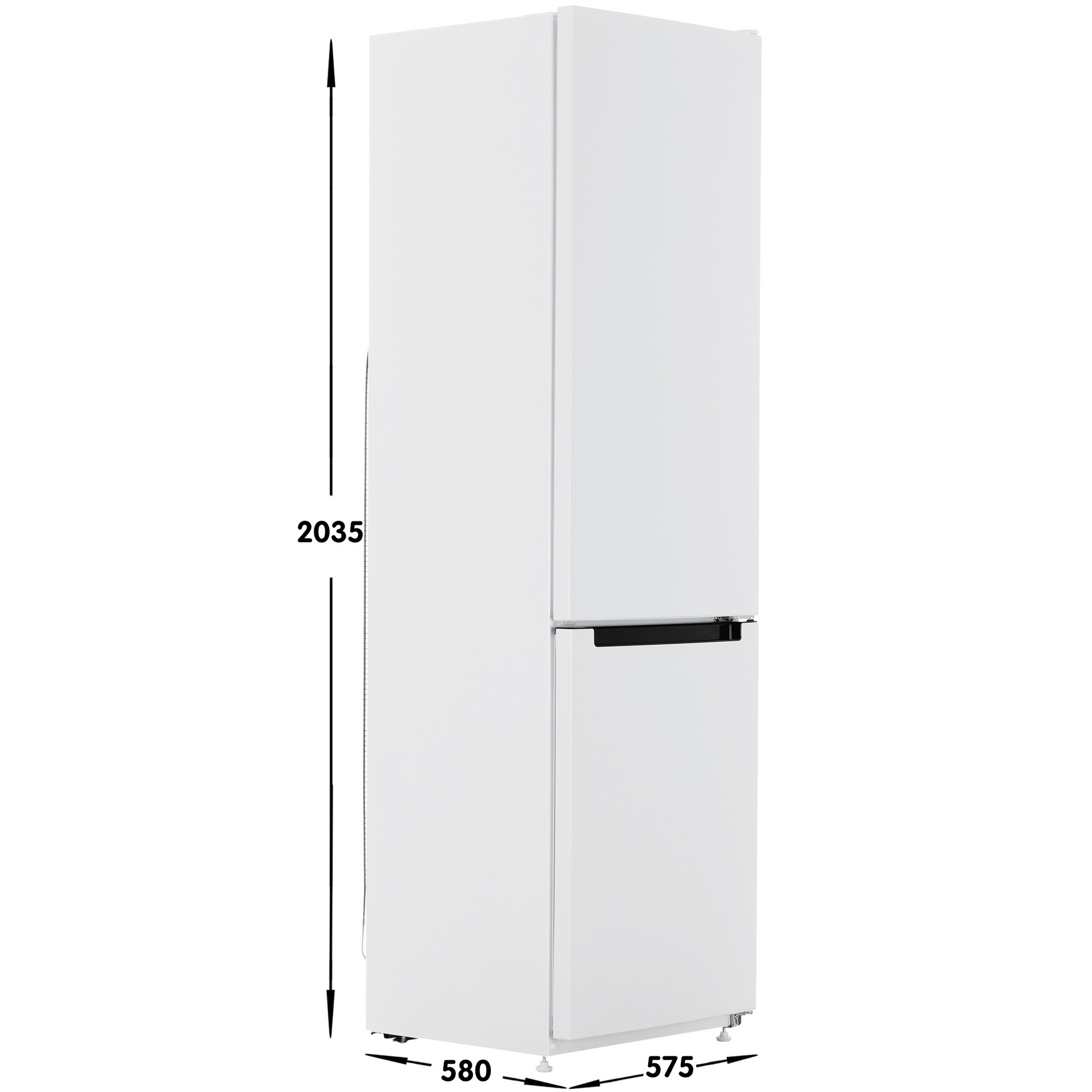 9021274 Холодильник с морозильником   Nordfrost NRB 164NF W белый STDN-0109963 - Вид №6