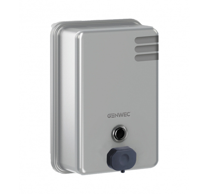 GW04 01 04 01B Genwec Дозатор мыла вертикальный 1100 мл сатин 304 нержавеющая сталь, клапаны АБС 