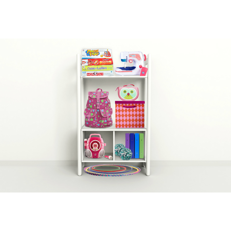 Гарнитур Midi A, 1 полка и 1 книжный шкаф, белый Flexa 812650140 - Вид №2