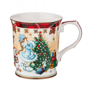 415-2113 Посуда фарфоровая Кружка "С НОВЫМ ГОДОМ!"3 400 мл Lefard