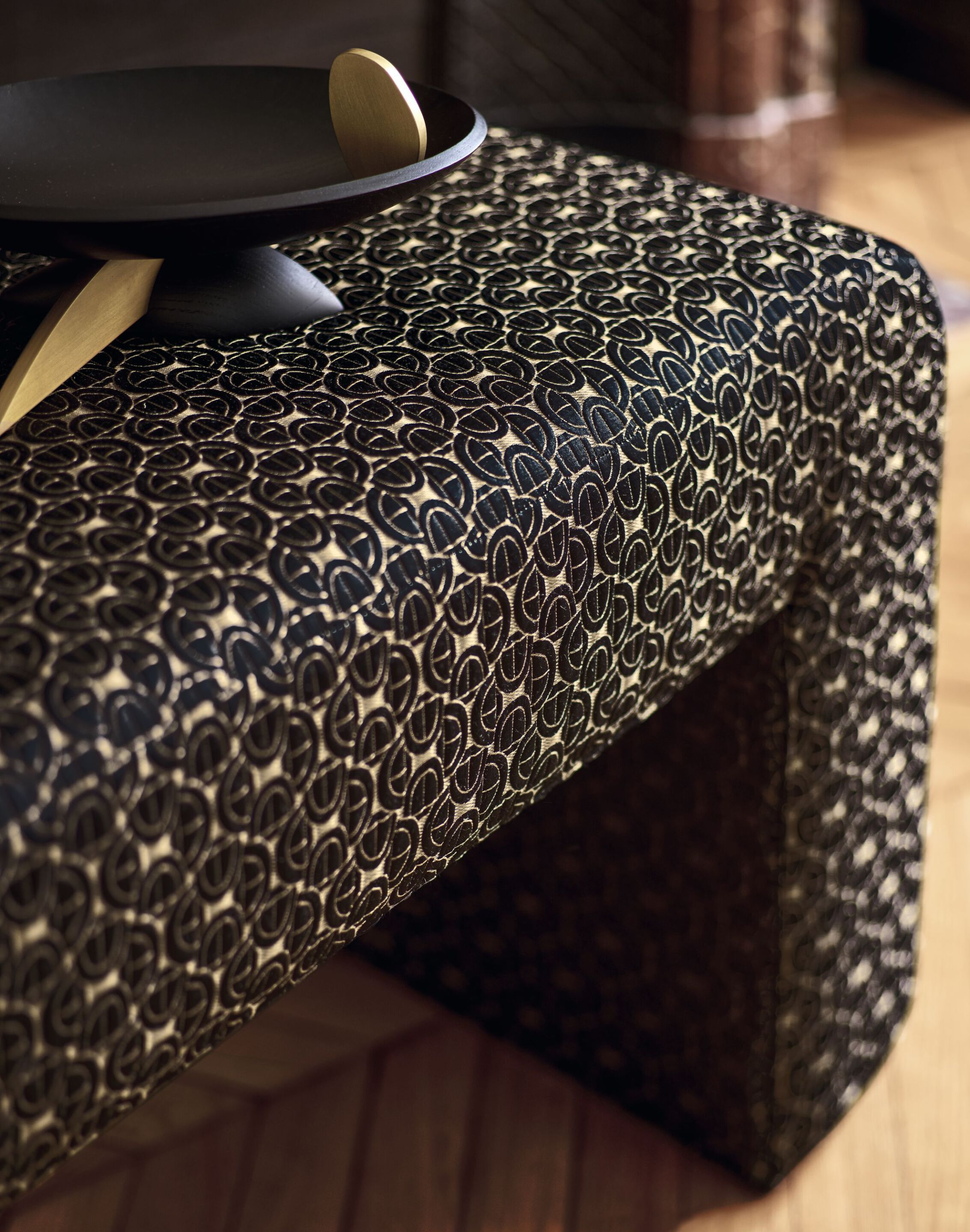 Жаккардовая ткань с графическим рисунком Casamance красота ARCH-00100884 - Вид №2