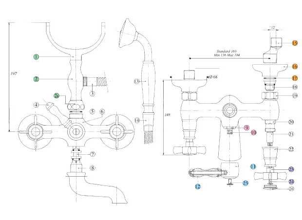 603920YY18 Смеситель Bandini Old England Santreyd - Вид №2