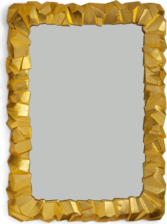 10590050 Michael Aram Зеркало Michael Aram "Золотая скала" 61х85см Сталь нержавеющая 