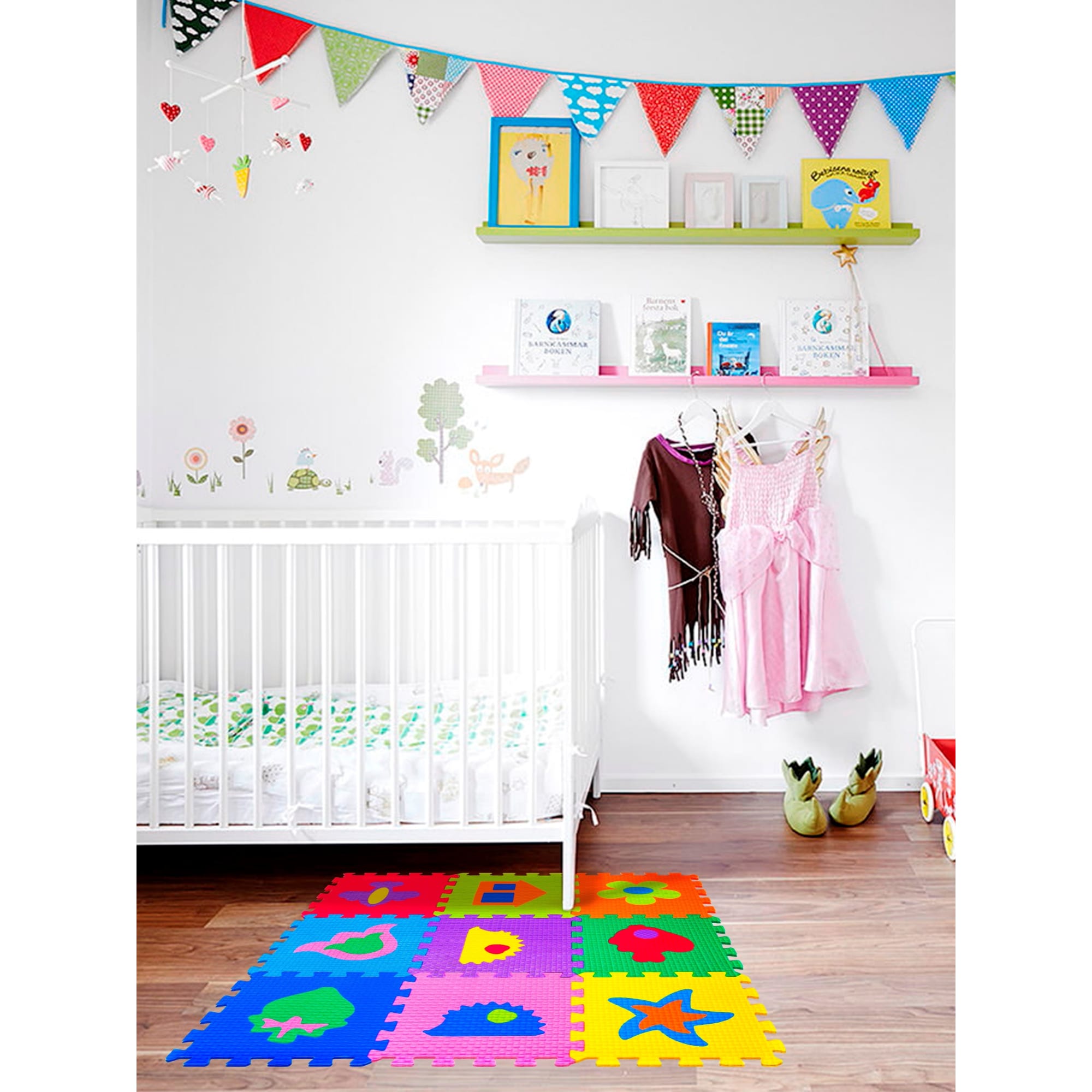 82411022 Пол мягкий «Радуга Картинки», ЭВА, 33x33 см Santreyd  - Вид №5