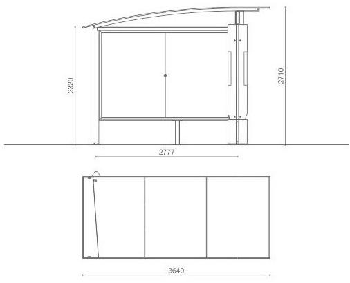 Metalco Стальной навес с подсветкой sun-id-1450721 - Вид №4