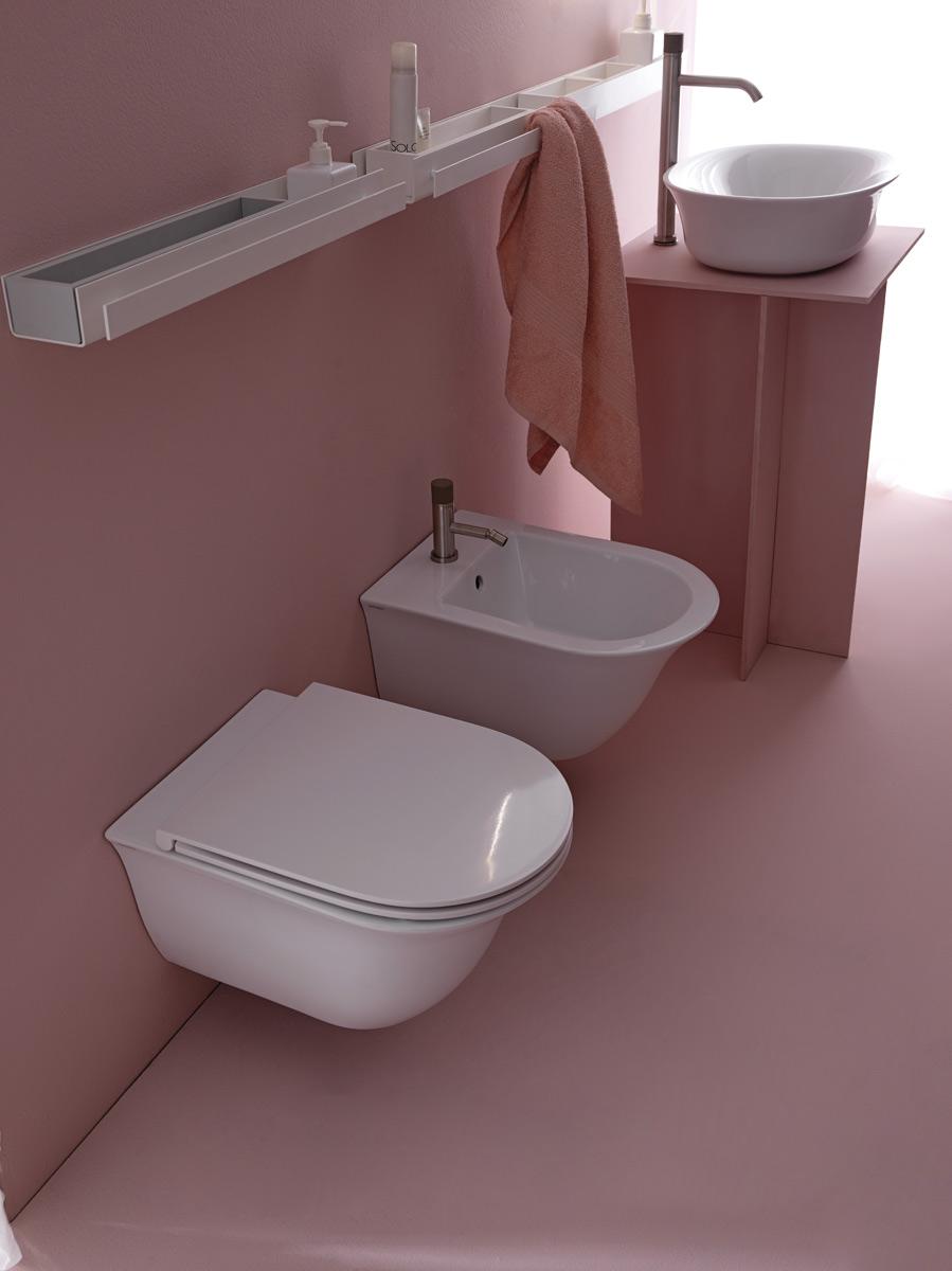 FIMEAS120 - FIMEVE120 Полка рейлинг с держателем полотенца GSG CERAMIC Accessori - Вид №7