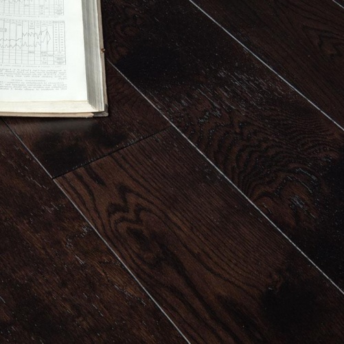 Массивная доска Magestik floor С покрытием Кофе () (300-1800)x150x18мм Дуб с брашью (Текстурированная) 300-1800х150 мм MGK Magestic floor 2600300202 - Вид №1