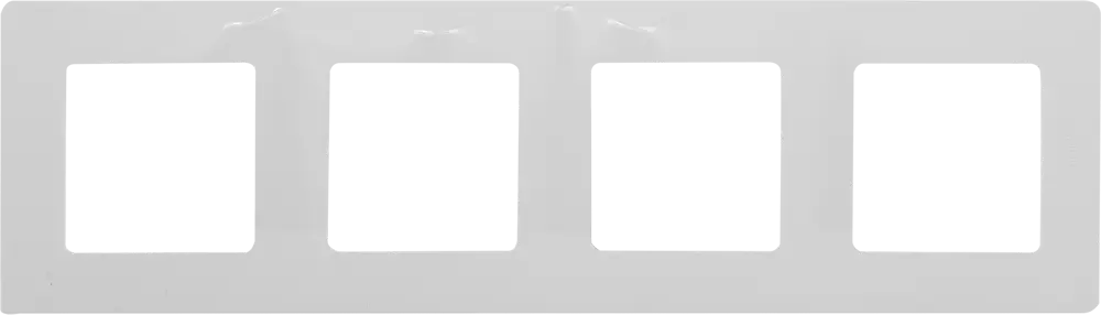 Рамка Legrand Etika для розеток и выключателей - белая глянцевая 17356329