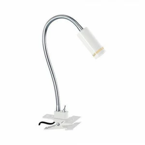 Настольная лампа Horoz белая 049-004-0003 (HL007L) HOROZ КЛАССИЧЕСКИЕ 195432 Красный;серебро;яркие