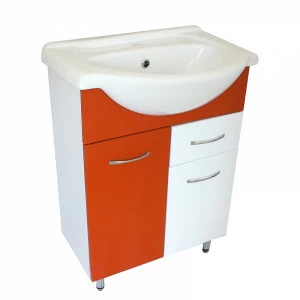 Тумба Роса 60 - Стиль оранжевый с ящик. (К) 11898