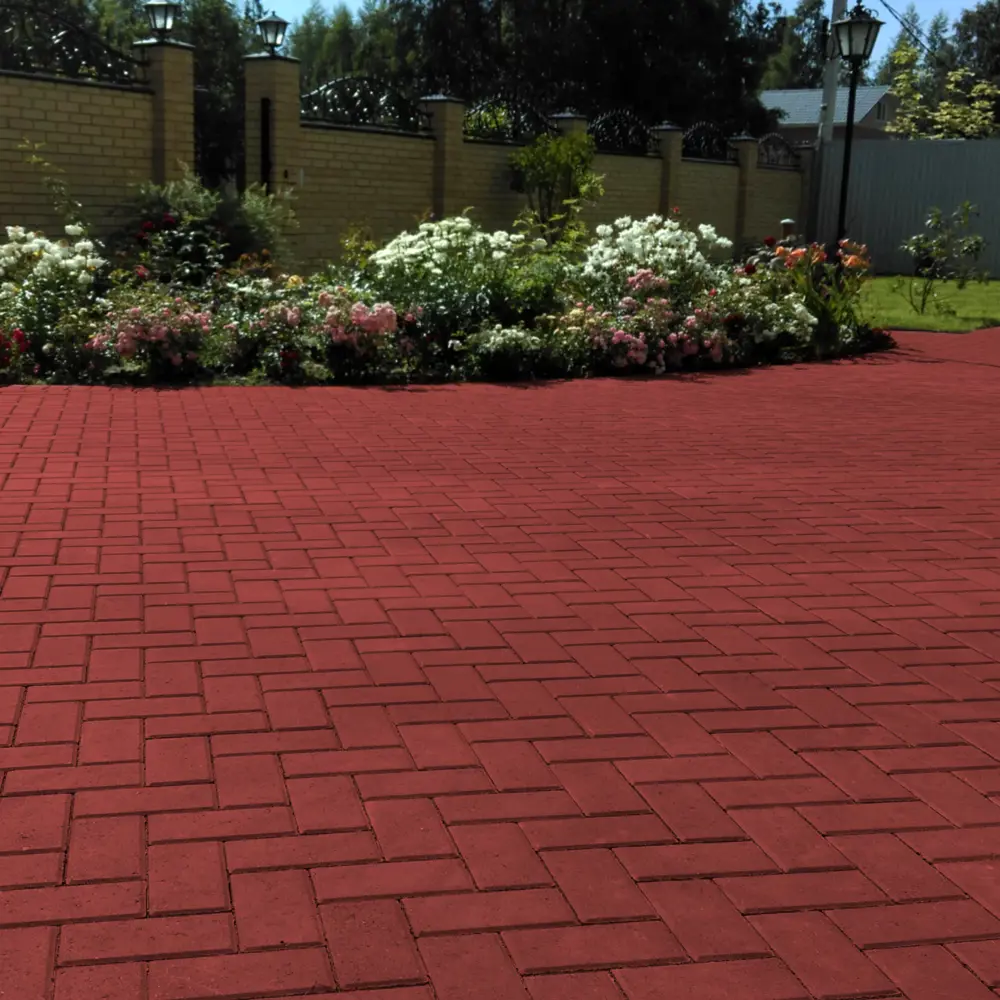 Тротуарная плитка Кирпичик 200x100x60 мм коричневый 82627388 STLM-2176049 Santreyd  - Вид №3