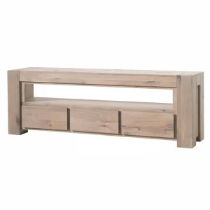 Тумба под телевизор с ящиками отбеленный дуб 3 Bjorn VAVI BJORN 132633 Бежевый
