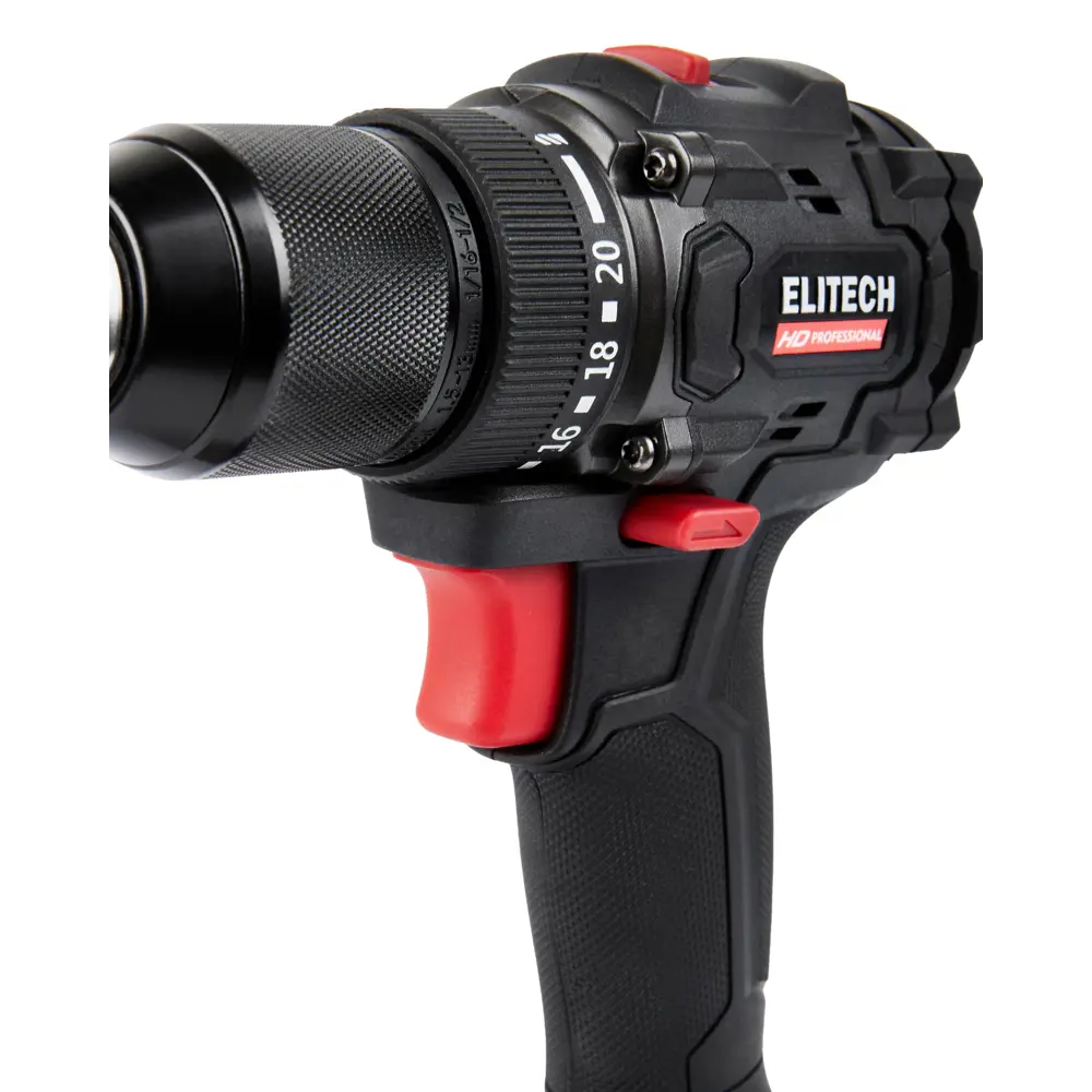 Аккумуляторная дрель-шуруповерт ELITECH HD CD20SL2 с двумя батареями 89391479 STLM-1541489 - Вид №9