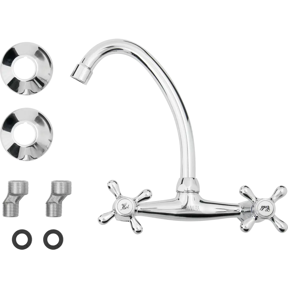 Смеситель для кухни Primavera Barletta настенный 24 см цвет хром Santreyd STLM-2009849 - Вид №3