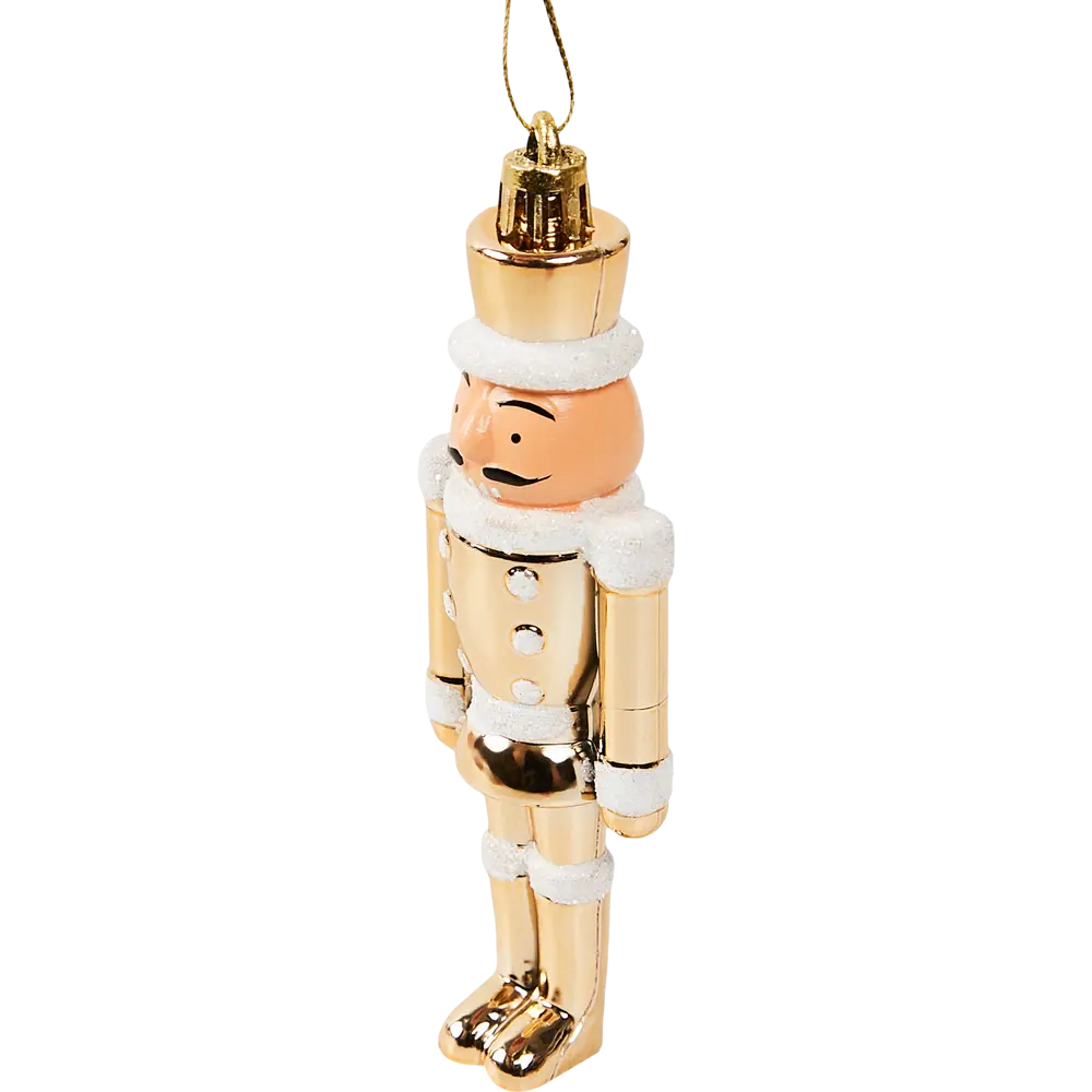 87036536 Елочная игрушка Щелкунчик 12.8x12.3 цвет красный 3 шт. STLM-1357069 Santreyd  - Вид №1